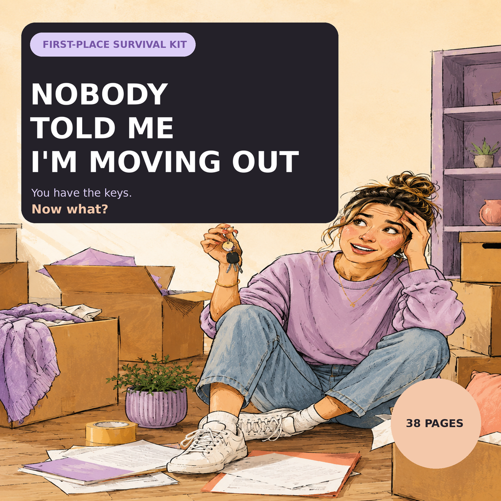 Nobody Told Me: I’m Moving Out | First Apartment Survival Kit